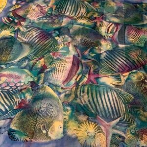 Aquatic Fish Scarf